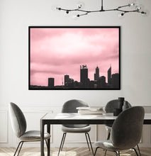 Load image into Gallery viewer, Pink Perth Landscape Print