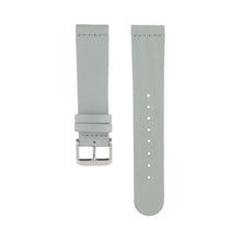 Load image into Gallery viewer, Dove grey leather Hervor watch straps with silver buckle