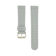 Load image into Gallery viewer, Dove grey leather Hervor watch straps with gold buckle