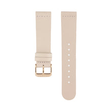 Load image into Gallery viewer, Light pink skin tone leather Hervor watch straps with rose gold buckle